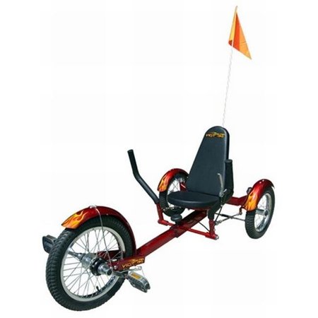 TRITON Triton Tri-001R Ultimate Three-Wheeled Cruiser - Red Tri-001R